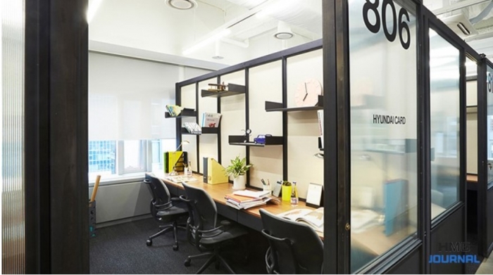 현대카드 스튜디오 블랙 사무실. 현대자동차그룹 블로그