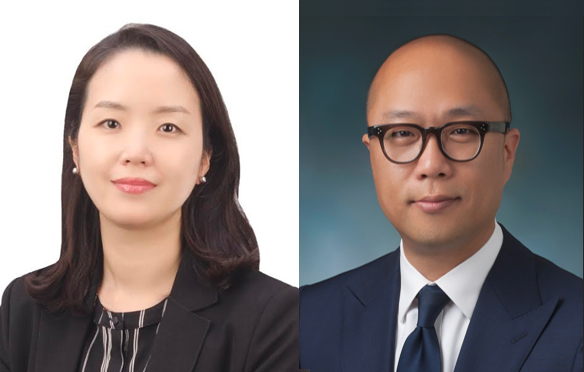 BCW 코리아 신임 배정화 사장(왼쪽)과 김범성 부사장.