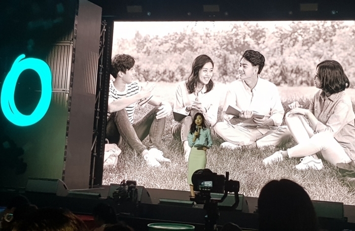 지난달 8일 열린 SK텔레콤의 1020 겨냥 신규브랜드 ‘0’ 론칭행사.