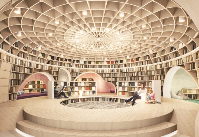 스타필드 시티 위례에 들어선 별마당 도서관 키즈. 10세 이하 아동 비중이 14%에 달하는 도시 특성을 반영했다.