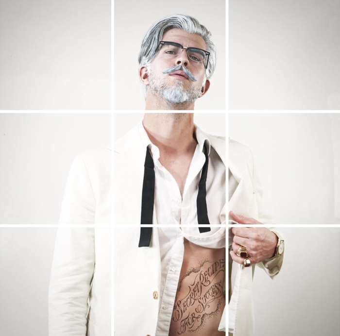 KFC가 공식 인스타그램 피드에 올린 가상 인플루언서 커넬 샌더스. 해외에서는 가상 인플루언서를 활용한 마케팅이 주목받고 있다.