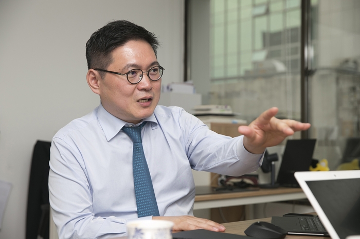 강함수 에스코토스 대표. 사진: 성혜련 기자