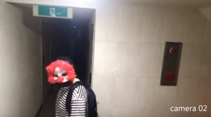 인터넷에서 논란이 된 ‘신림동 피에로’ 유튜브 영상.