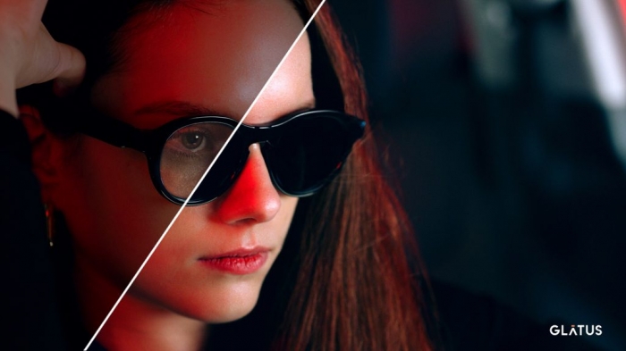 이노션에서 개발한 스마트 선글라스 ‘글라투스’.