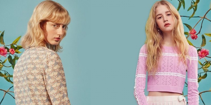 국내 패션브랜드 화보. 외국인 모델을 기용하는 경우가 많지만, 인종 다양성은 약한 편이다.