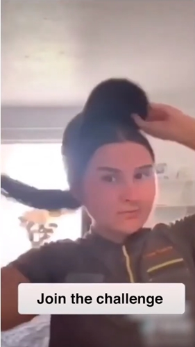 사내 커뮤니케이션 채널에 공개된 직원들의 챌린지 영상 캡쳐.