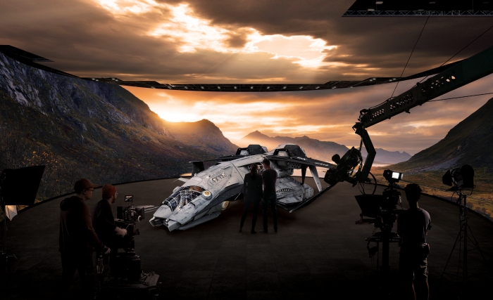 더 월'을 활용한 버추얼 스튜디오 가상 이미지