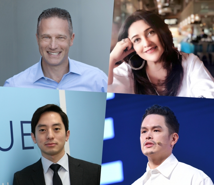 (좌측 위부터 시계 방향으로) 마르크 베를리너, 마리안 아드마르다틴, 코빈 히시, 앤드류 킴