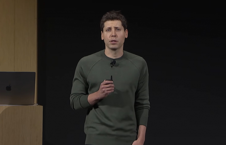 오픈AI의 샘 올트먼 최고경영자. 사진=Open AI 유튜브