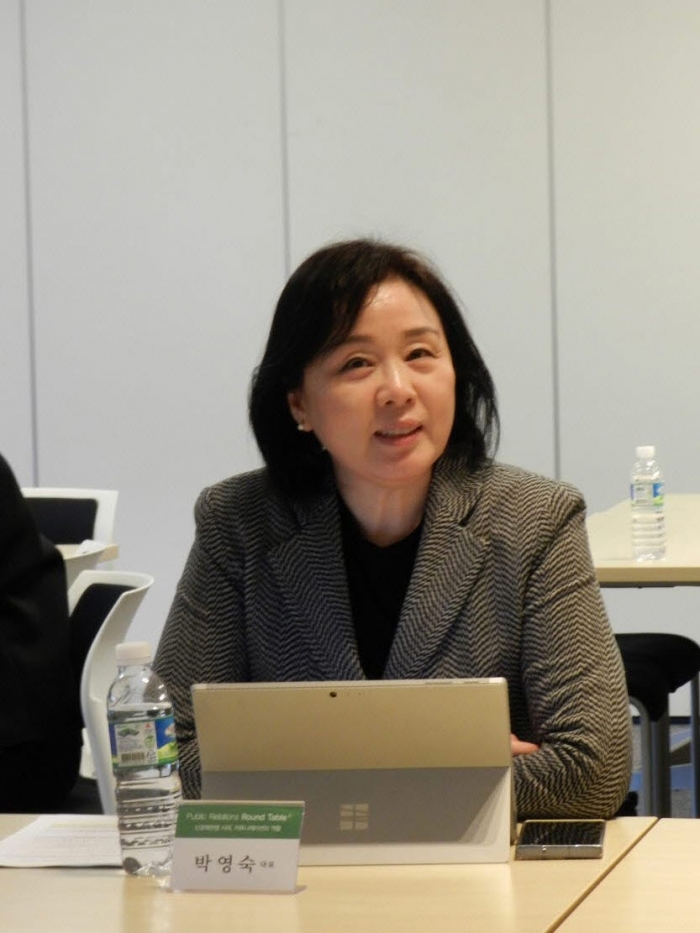 토론에서 박영숙 플레시먼힐러드 코리아 대표는 글로벌 기업들이 직면한 주요 아젠다를 짚어줬다.