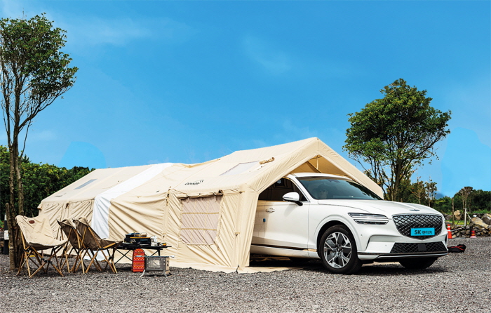 SK렌터카 제주 전기차 차박 - 차박 텐트