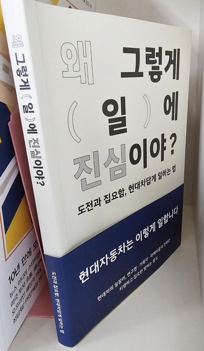 현대차 직원 43인의 20가치 일하는 방식을 담은 「왜 그렇게 일에 진심이야」. 사진=한민철