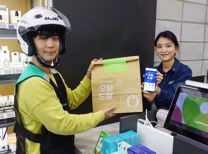 올리브영은 당일배송 ‘오늘드림’ 서비스로 채널 경쟁력을 만들어 성장했다. 사진=올리브영