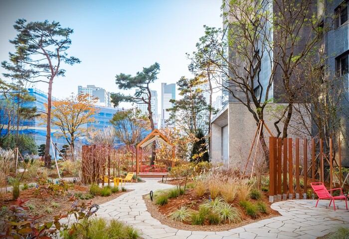 디에이치 퍼스티어 아이파크 '작가정원(THE H Garden)' 전경. 사진=현대건설 제공