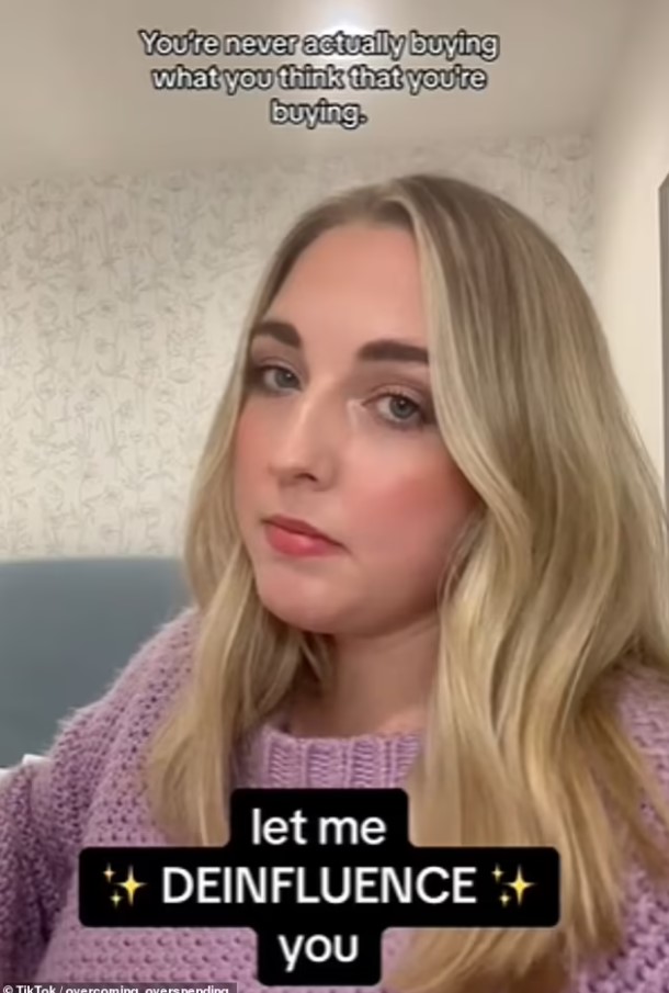 페이지 프리차드(Paige Pritchard)는 2019년 인스타그램 페이지를 시작으로 자신의 웹사이트와 팟캐스트, 틱톡 등 SNS 계정을 통해 '과소비 극복하기'를 홍보 중이다. 사진=Overcoming_Overspending 틱톡 계정 캡처.