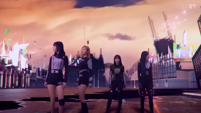 SM엔터테인먼트는 세계관 ‘광야’를 기반으로 아티스트 스토리를 전한다. 사진=유튜브 에스파 채널 갈무리