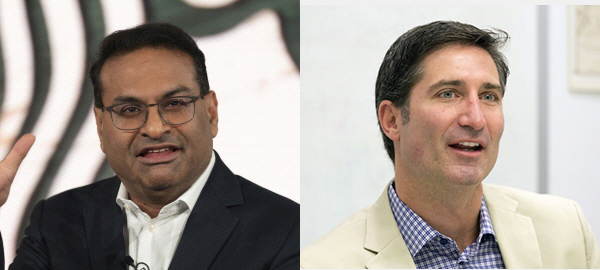 락스만 나라시만(왼쪽)과 브라이언 니콜. 사진=AP/뉴시스