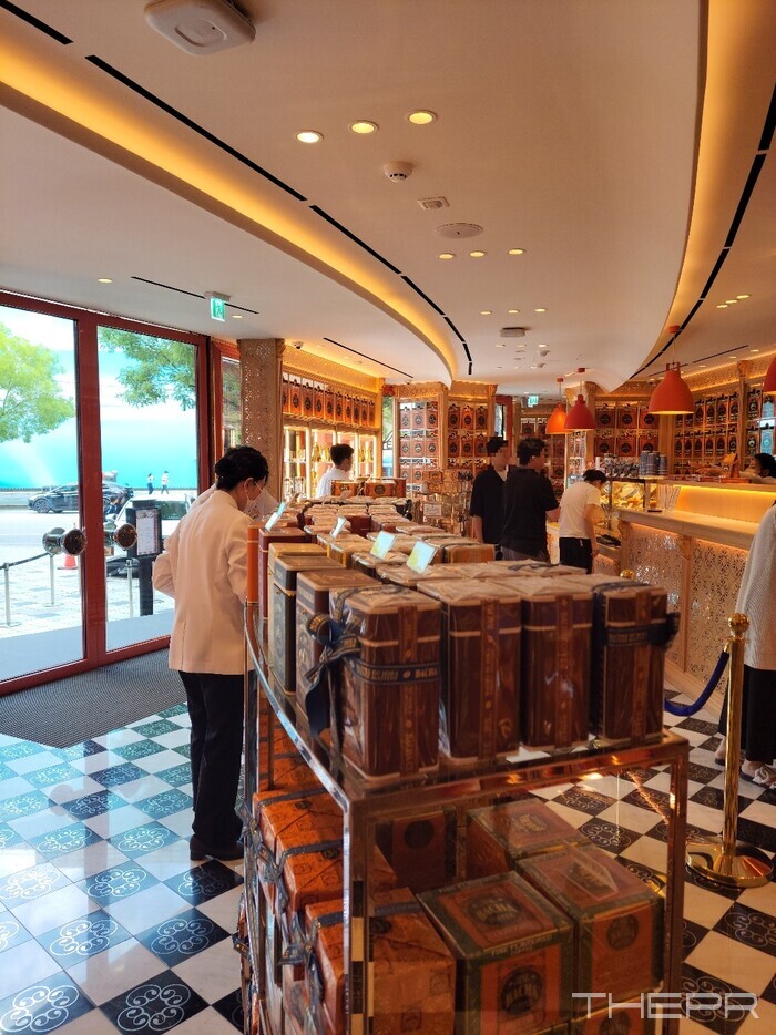 바샤커피 매장 1층 내부. 사진=김병주 기자.