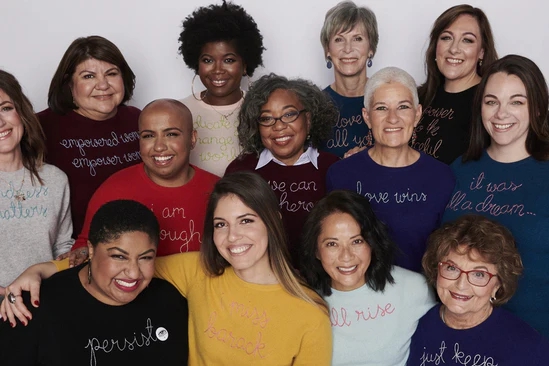 링구아 프랑카가 진행하는 프로젝트 중 하나인 'Extraordinary Women' 참여자들. 사진=Lingua Franca 홈페이지 캡처.