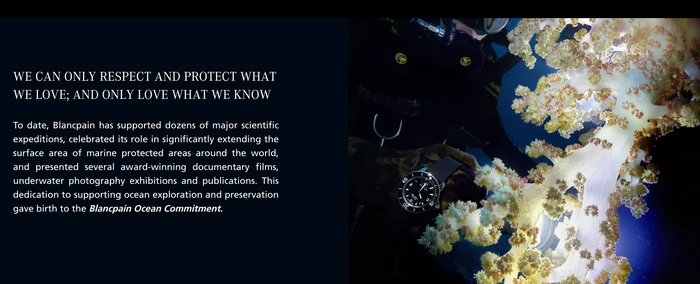 사랑과 존중, 보호 위해 먼저 알기 강조하는 블랑팡 해양 공약 이니셔티브