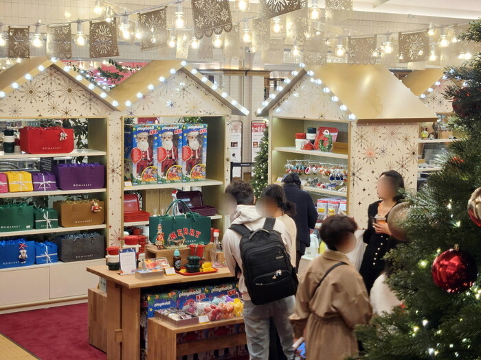 신세계백화점 강남점 ‘크리스마스 마켓’ 팝업스토어 모습. 사진=신세계백화점 제공.