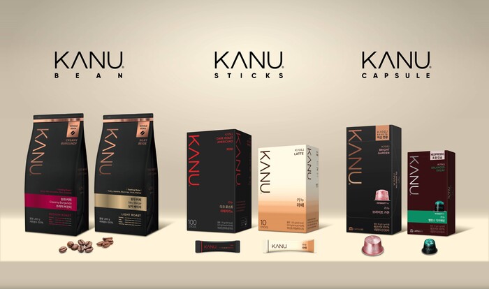 동서식품이 전면 변경하는 카누 원두, 카누 스틱, 카누 바리스타 캡슐 이미지. 사진=동서식품 제공.