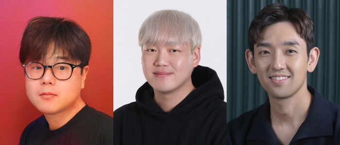 왼쪽부터 안재만, 김진우, 이인섭