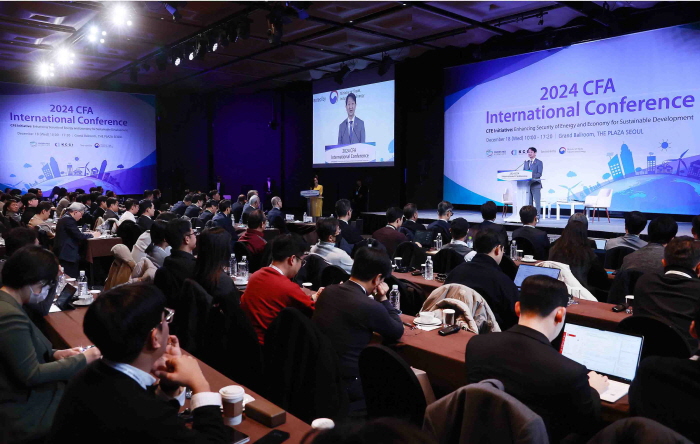 안덕근 산업통상자원부 장관이 축사를 하고 있다. 사진=산업부 제공