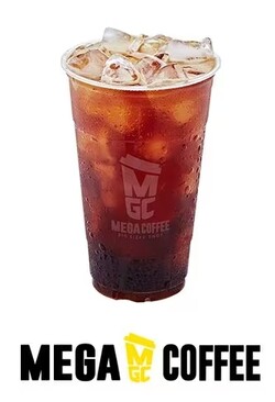 메가커피의 대표적인 대용량 메뉴 '메가리카노'. 사진=메가MGC커피 제공.