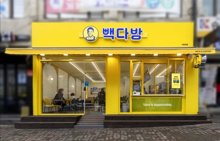 빽다방 매장 전경. 사진=빽다방 제공.