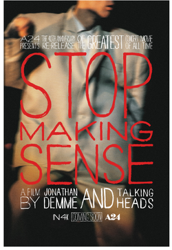 콘서트 영화 ‘스탑 메이킹 센스’는 재개봉으로 700만 달러의 수익을 올렸다. 사진=A24