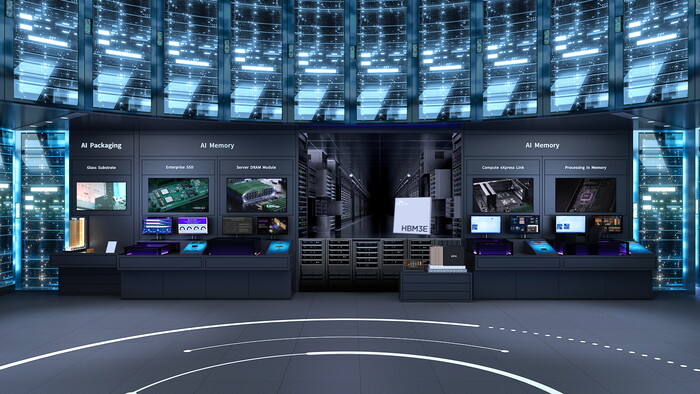 CES 2025 SK하이닉스 전시 조감도. 사진=SK하이닉스 제공.