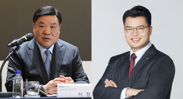 서정진 회장과 서진석 대표