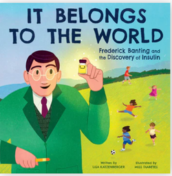 재니나는 인슐린 발견자에 대한 어린이 책에도 삽화를 그렸다. 사진=미스당뇨병닷컴
