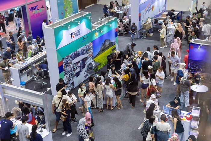 유인촌 문화체육관광부 장관이 오는 18~19일 말레이시아 조호르바루에서 열리는 '아세안 관광포럼 2025'과 '제24차 아세안+3 관광장관회의'에 참석한다. 사진은 지난 2023년 10월 28~29일 말레이시아 쿠알라룸푸르에서 열린 '코리아 트래블 페스타(Korea Travel Fest 2023)'의 모습. 사진=한국관광공사 제공