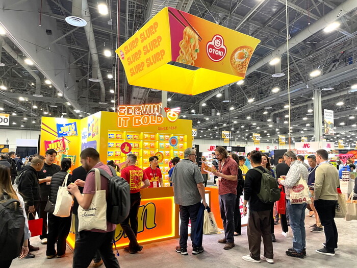 2025 윈터 팬시 푸드쇼 오뚜기 부스 전경. 사진=오뚜기 제공