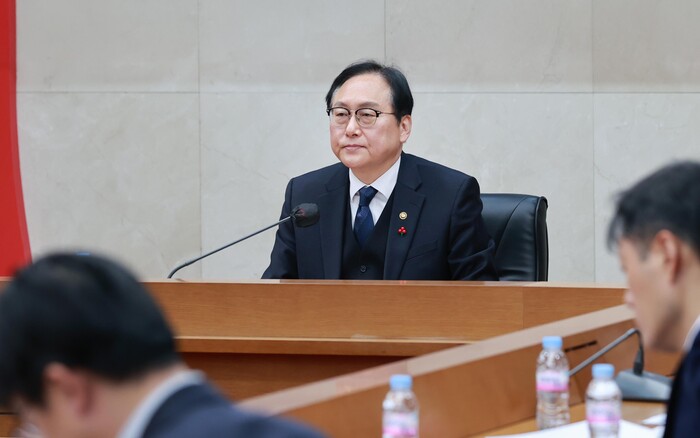 정인교 산업통상자원부 통상교섭본부장이 지난 12월 27일 서울 종로구 한국무역보험공사에서 제12차 수출지역 담당관 회의를 주재하고 있다. 사진=산업통상자원부 제공