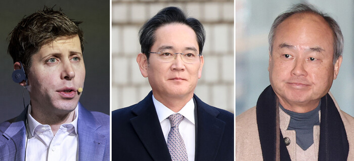 이재용 삼성전자 회장이 항소심 무죄 판결 이후 첫 공식 행보로 샘 올트먼 오픈AI 최고경영자(CEO), 손정의 소프트뱅크그룹 회장과 동시에 만나 협력 방안을 논의했다. 사진=뉴시스