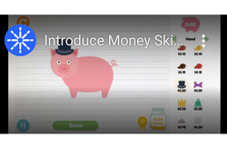 아이들이 좋아하는 돼지 캐릭터를 활용한 게임(사진=practicalmoneyskills.com)