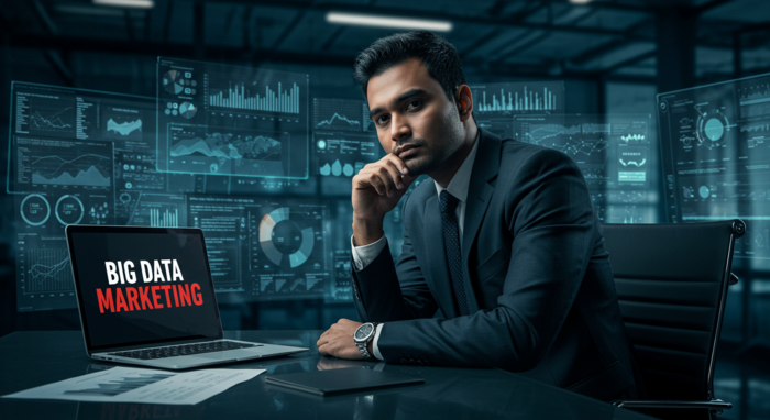 빅데이터 마케팅은 모든 마케터의 숙제이자 부담으로 남았다. 데이터 상상력이 필요한 시점이다. ImageFX 생성 이미지