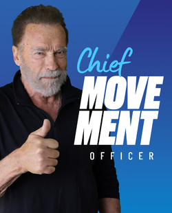 짐머 바이오멧의 '최고 움직임 책임자' 아놀드 슈워제네거(사진=짐머 바이오멧 페이스북)