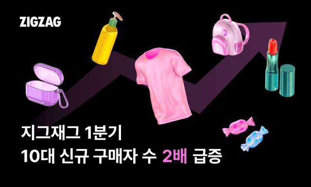지그재그, 1분기 10대 신규 구매자 수 2배 급증. 사진=카카오스타일 제공