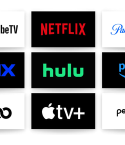 스트리밍 서비스 로고 (이미지 = chatgpt.com)