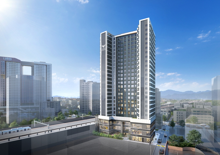 '용산 남영역 롯데캐슬 헤리티지' 투시도