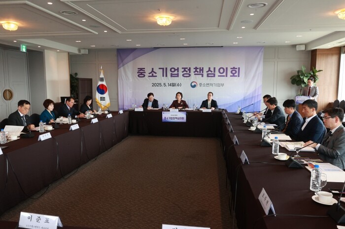 중소벤처기업부는 지난 14일 서울 여의도 CCMM빌딩에서 올해 제1차 중소기업정책심의회를 개최했다. 사진=중소벤처기업부 제공