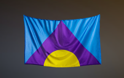 뇌수막염 깃발은 세가지 색을 사용해 전염병과의 싸움에서 단결과 희망을 상징한다 (사진 = meningitis.org)  