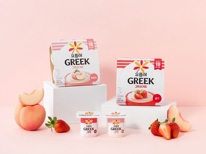 빙그레 신제품 요플레 그릭 2종. 사진=빙그레 제공