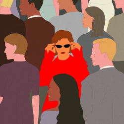 쿨한 사람은 다른 곳을 보고 있다 (사진 = Kimberly Elliot, 뉴욕타임스 기사)