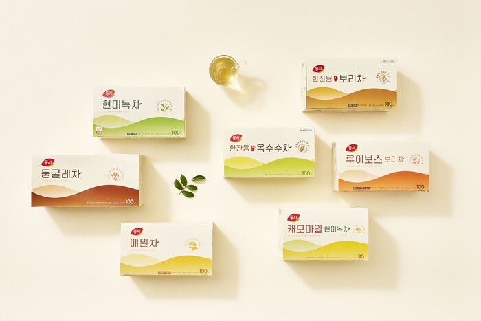 동서식품이 차 패키지 디자인 리뉴얼을 단행했다. 사진=동서식품 제공