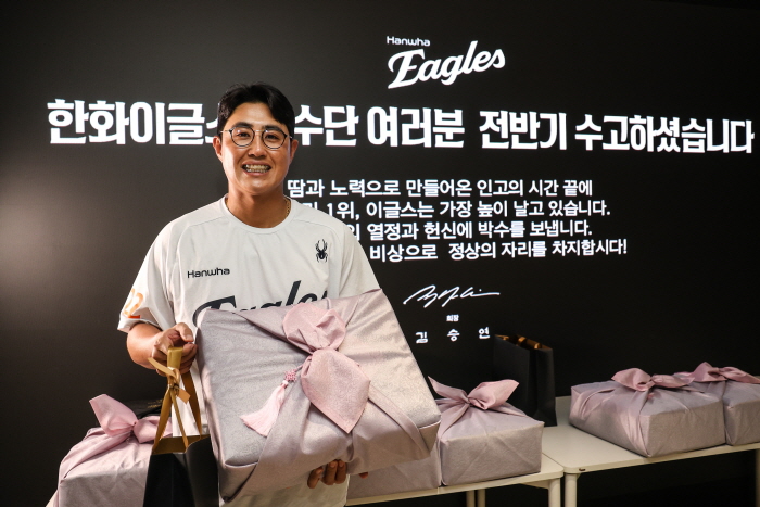 한화이글스 주장 채은성 선수. 사진=한화그룹